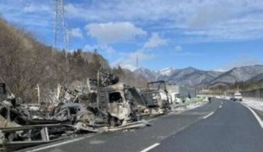 Pileup involving 67 cars in Gunma leaves two dead and 26 injured