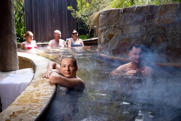 Dijana and Oliver Stankovic are regulars at the hot springs.