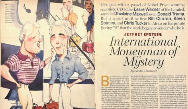 Jeffrey Epstein: International Moneyman of Mystery