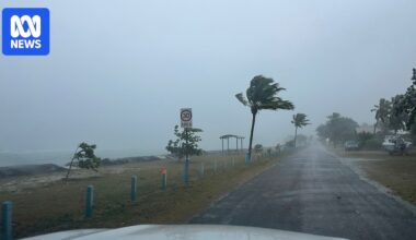 Tropical Cyclone Grant approaches Cocos (Keeling) Islands as severe Christmas heatwave scorches WA