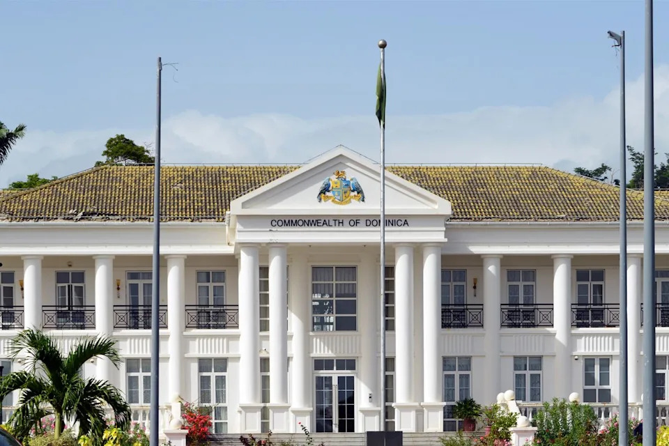 mtcurado/Getty Images The exterior of the State House of Dominica.