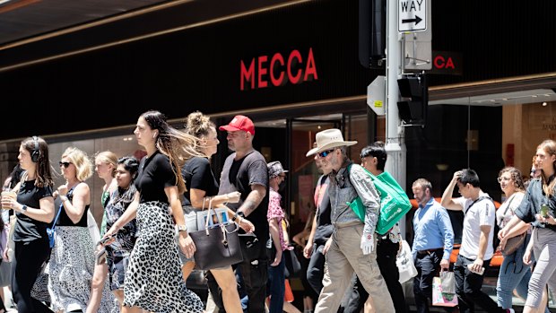 Shoppers have continued to spend, helping to maintain tax revenues for the federal government.