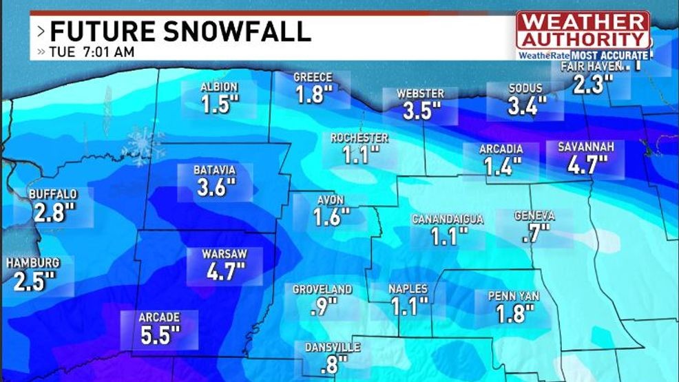Projected Snow Accumulation