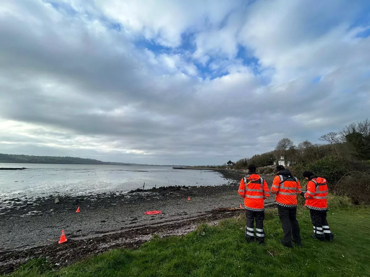 The drone team from Guileen Coast Guard
