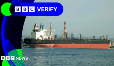 BBC Verify Live: Ship-tracking shows Skipper oil tanker seized by US heading away from Venezuela