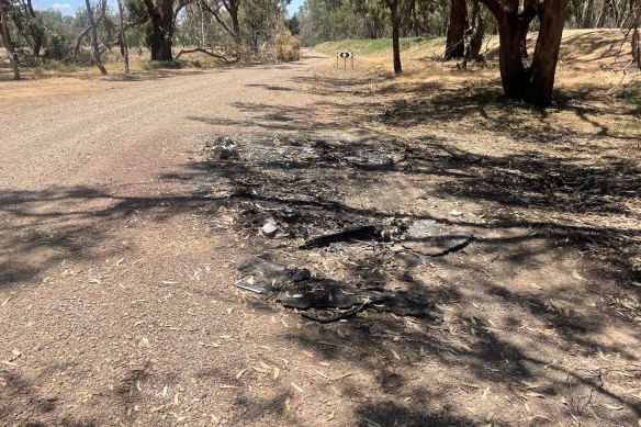 The location on Loch Garry Road, where  Gander’s body was found.