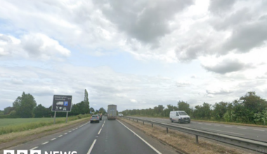 Boy, 2, dies after broken down car hit on A1 near Stibbington