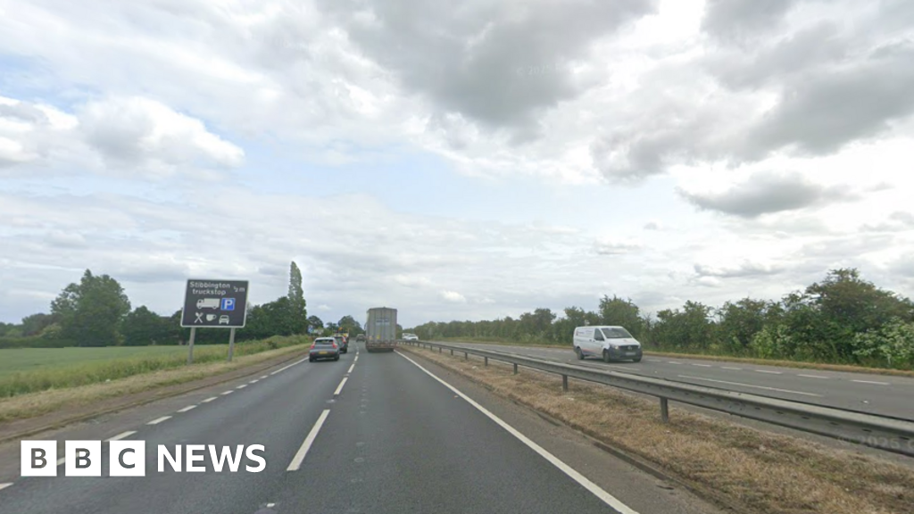 Boy, 2, dies after broken down car hit on A1 near Stibbington