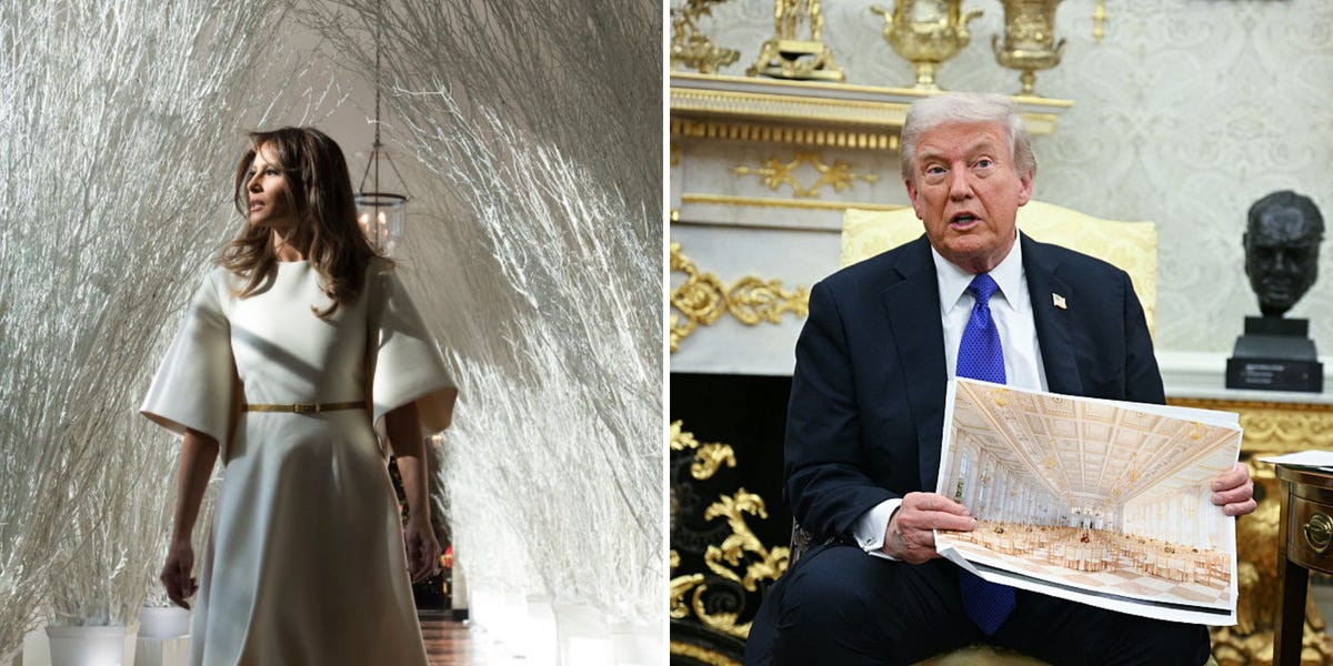 Melania Trump's Christmas Decor Signals Shift in Trump White House
