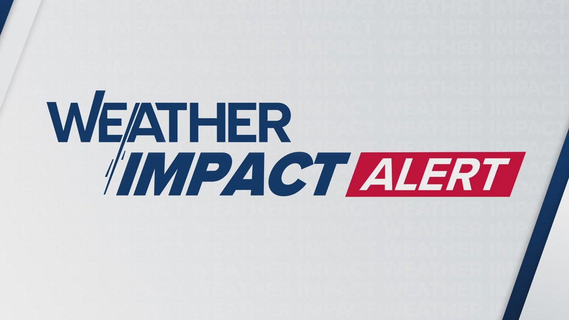 Weather Impact Alert: Arctic front will send temperatures falling with lake-effect snow on Monday