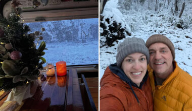 Thrilled Aussies treated to the first white Christmas in almost 20 years: 'A bit surreal'