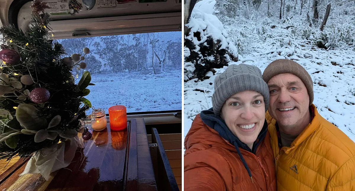 Thrilled Aussies treated to the first white Christmas in almost 20 years: 'A bit surreal'