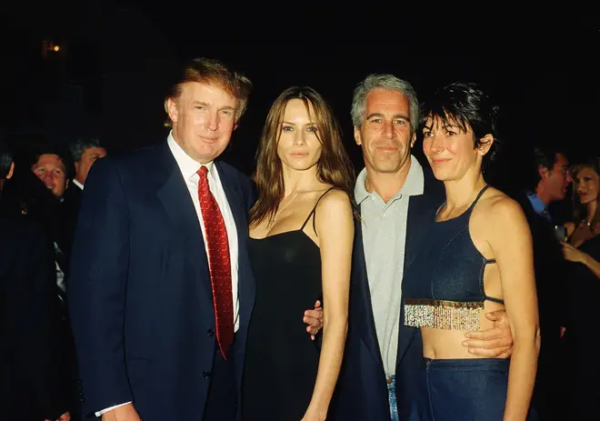 Trump pictured with Epstein, & Maxwell At Mar-A-Lago