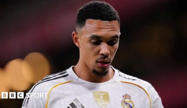 Trent Alexander-Arnold in action for Real Madrid at Athletic Club