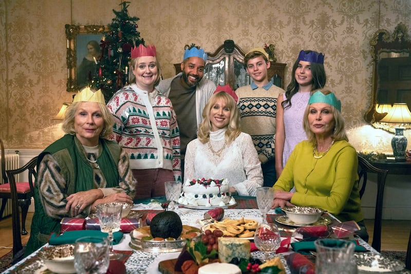 Amandaland featuring Joanna Lumley, Jennifer Saunders, Phillippa Dunne, Samuel Anderson and more. Photograph: BBC/Merman 