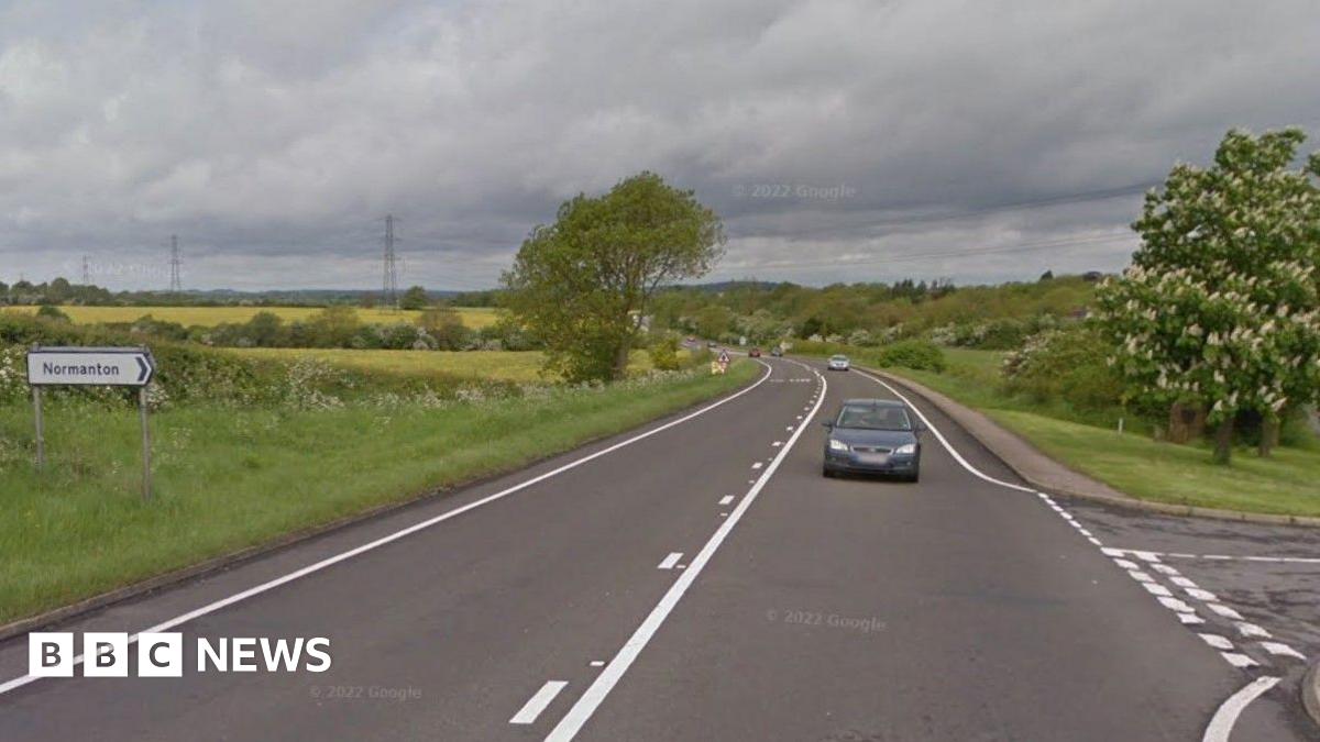 The A606 Melton Road near Normanton-on-the-Wolds