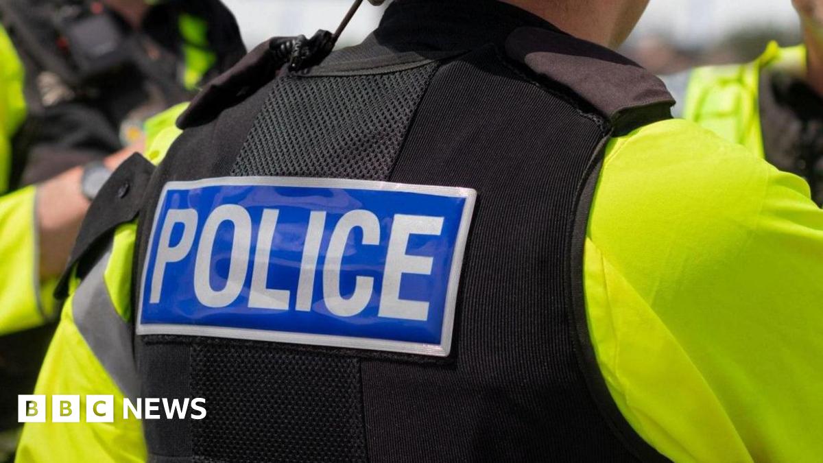 The back of a police officer's uniform