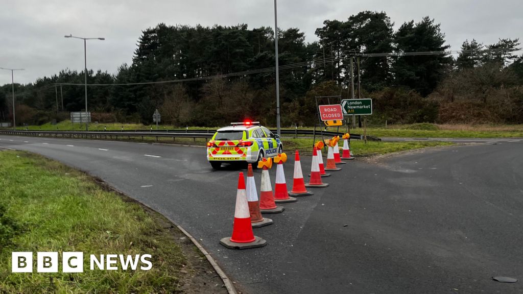 Man shot dead by Norfolk Police in Thetford after two-car crash