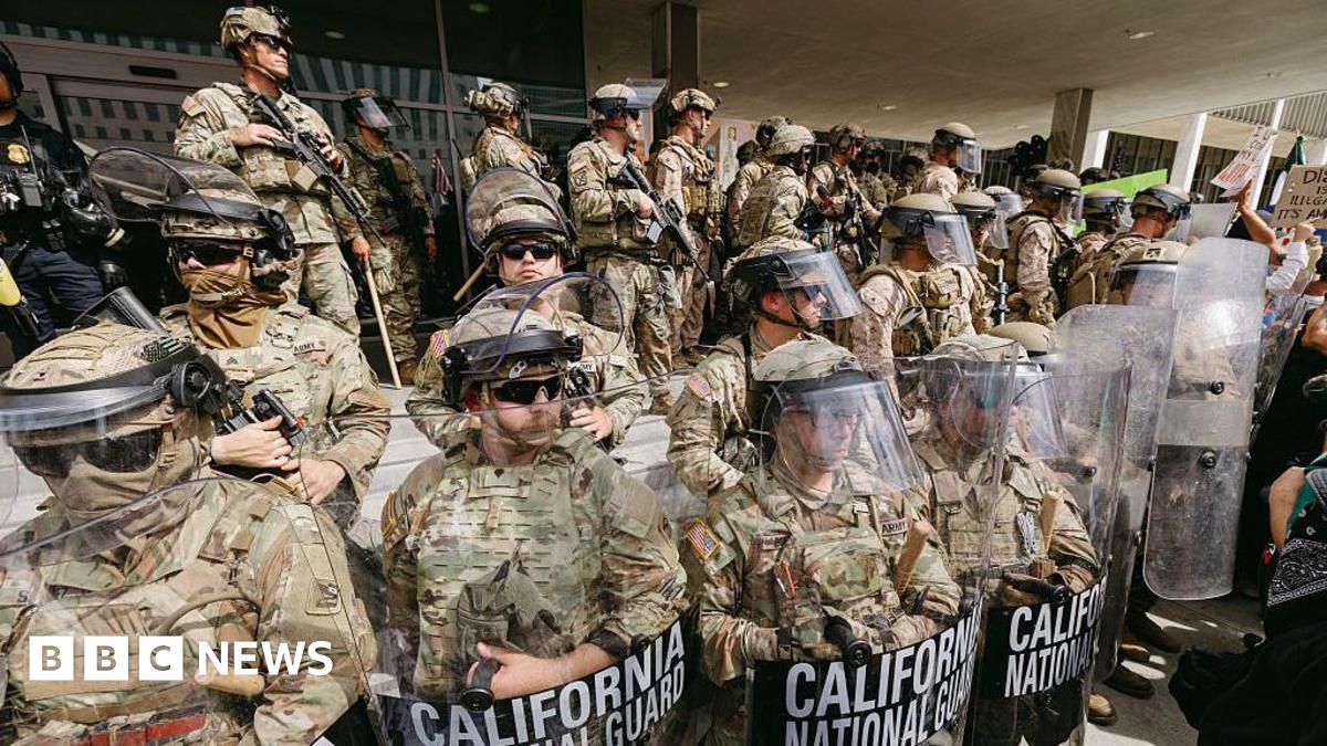 National Guard troops in Los Angeles