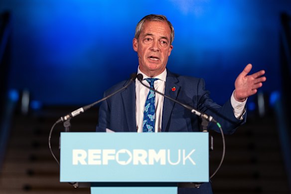 Nigel Farage’s Reform UK is enjoying an upswing in the polls.