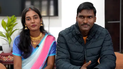 BBC Hindi Sonali Chouksey and Rishabh Rajput after their wedding