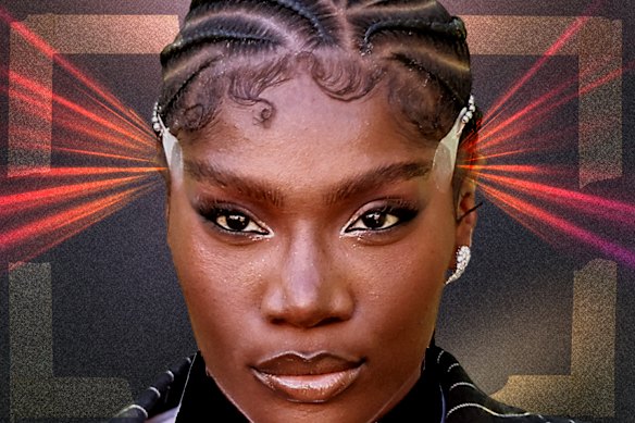 Visible face tape snatched more than faces this year – it snatched attention.