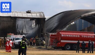 Small plane crashes in central Mexico, killing at least 7 people