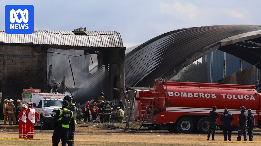 Small plane crashes in central Mexico, killing at least 7 people