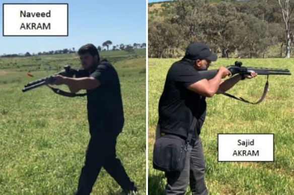 Naveed and Sajid Akram allegedly training in Australia for the Bondi terror attack.