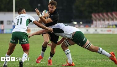 South Africa playing New Zealand