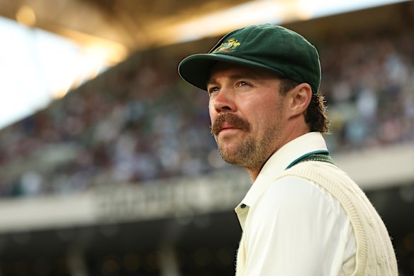 Travis Head at Adelaide Oval.
