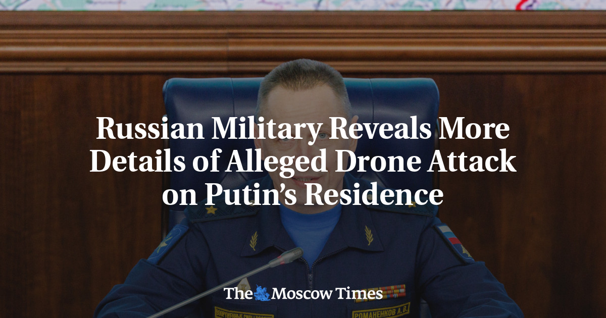 Russian Military Reveals More Details of Alleged Drone Attack on Putin’s Residence