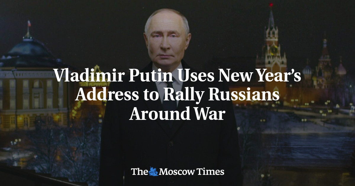 Vladimir Putin Uses New Year’s Address to Rally Russians Around War