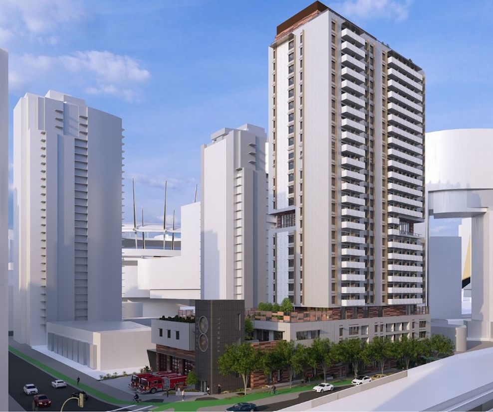 95 nelson street 990 beatty street vancouver social housing firehall 2025 