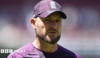 England head coach Brendon McCullum