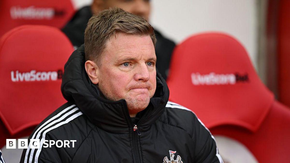 Newcastle United head coach Eddie Howe before the game against Sunderland at the Stadium of Light on 14 December, 2025