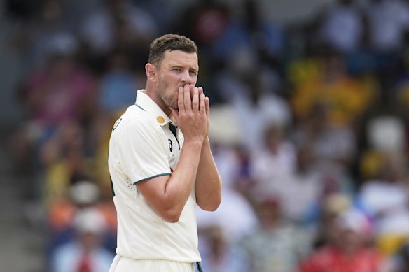 Josh Hazlewood has suffered another injury setback.