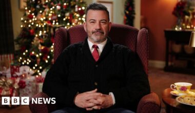 Jimmy Kimmel criticises 'fascism' in Channel 4's Alternative Christmas Message