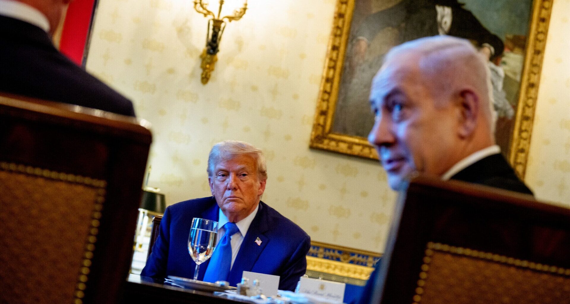 In the US, Netanyahu aims to convince Trump that only threat of war can bring peace