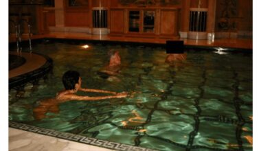 Among sea of redactions, photos of Bill Clinton emerge with Jeffrey Epstein, in a pool with Ghislaine Maxwell