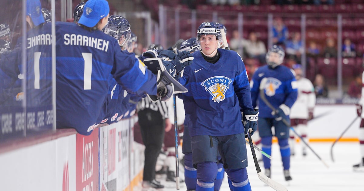 Emil Hemming scores twice as Finland pummels Latvia in World Junior Championship