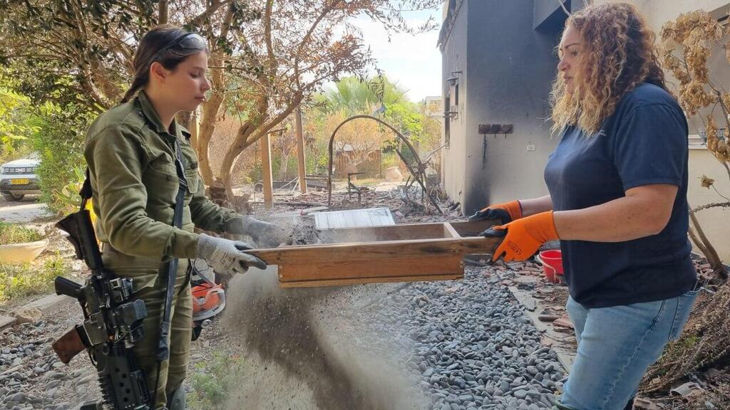 פעולות איתור וזיהוי גופות של צוות רשות העתיקות בשבעה באוקטובר
