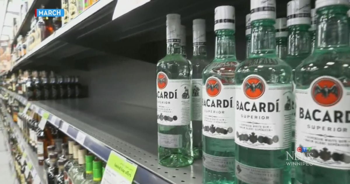 Manitoba’s stock of U.S. booze to be sold for charity: premier - CTV News