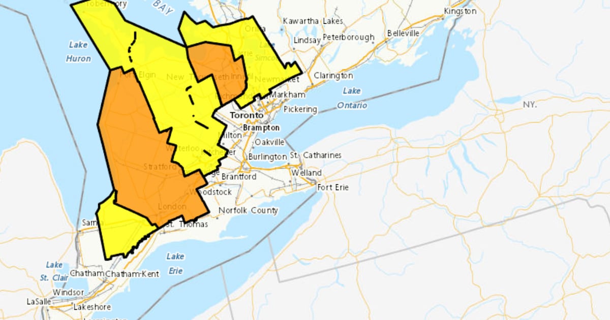 Road closures and weather warnings for the region - CTV News