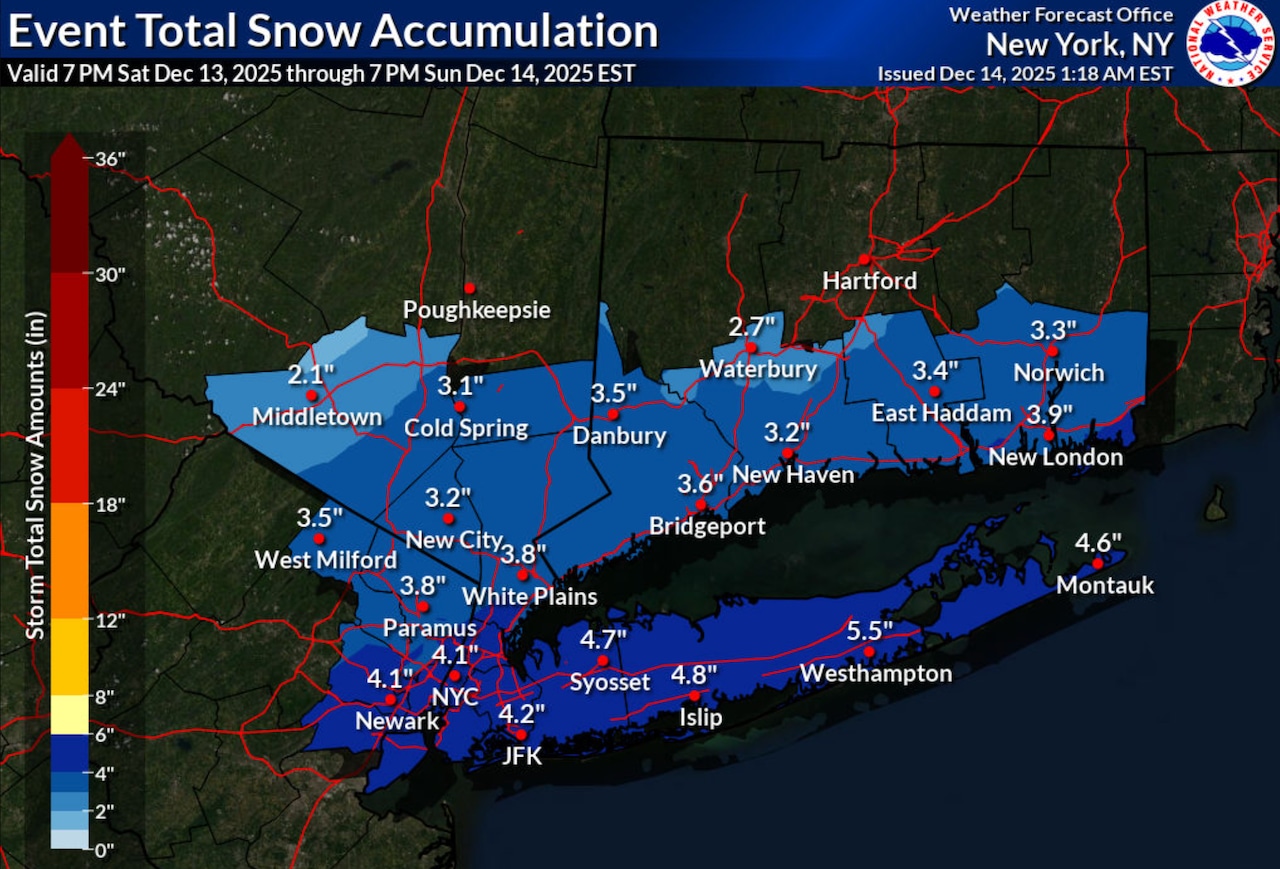 N.J. weather: When will snow end today?