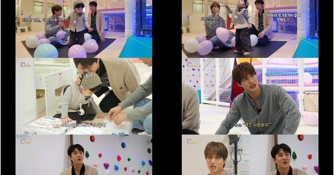 EXO Kai and Sehun Delight Baby Lee Jin-i on YouTube Show - 조선일보