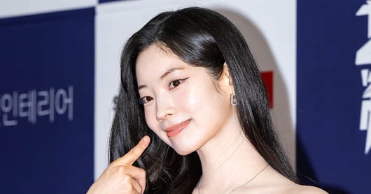 TWICE's Dahyun in Black Ribbon Dress at Chunsa Film Festival - 조선일보