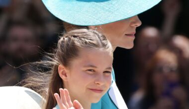 Princess Charlotte Is Princess Diana's Mini-Me in a Blue Velvet Dress