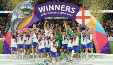 Uefa confirms Women’s Euro 2029 hosts as England aim for hat-trick of titles