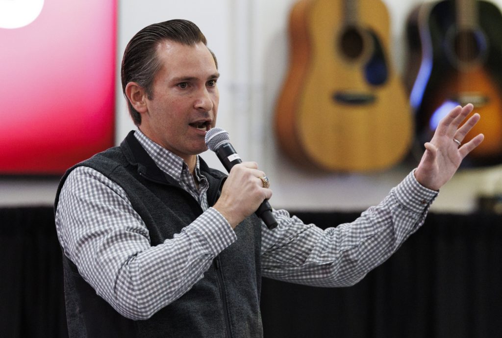 House Speaker Johnson Campaigns With Tennessee GOP Congressional Candidate Matt Van Epps